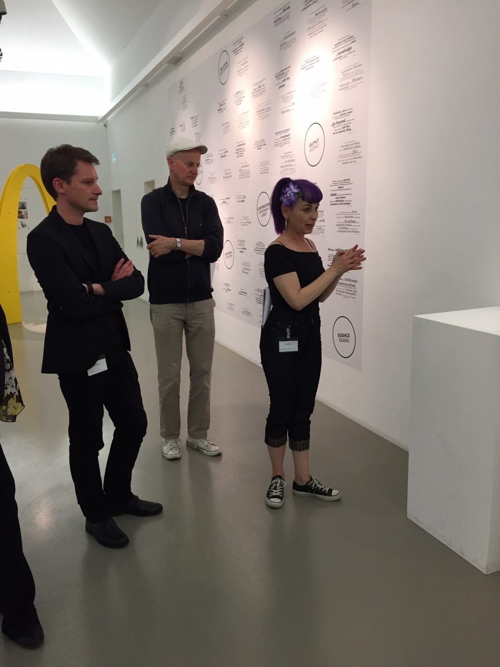 Impressionen beim Presserundgang Thinking outside the box, Foto: ROESSLER PR